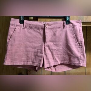 Wishful Park Pink Bermuda Shorts Relaxed Fit Cotton Blend